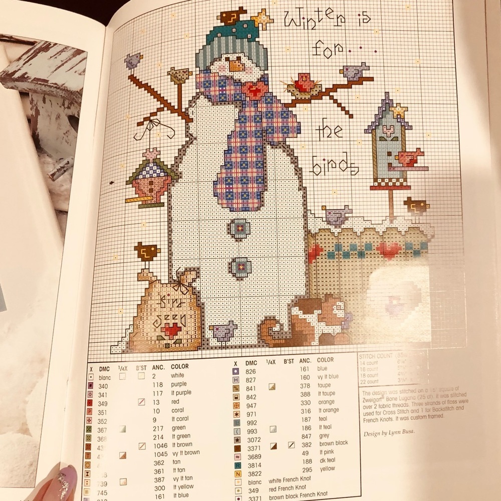 Something for every Season, 56 Counted Cross Stitch Patterns & Thread Organizer - Picture 5 of 10